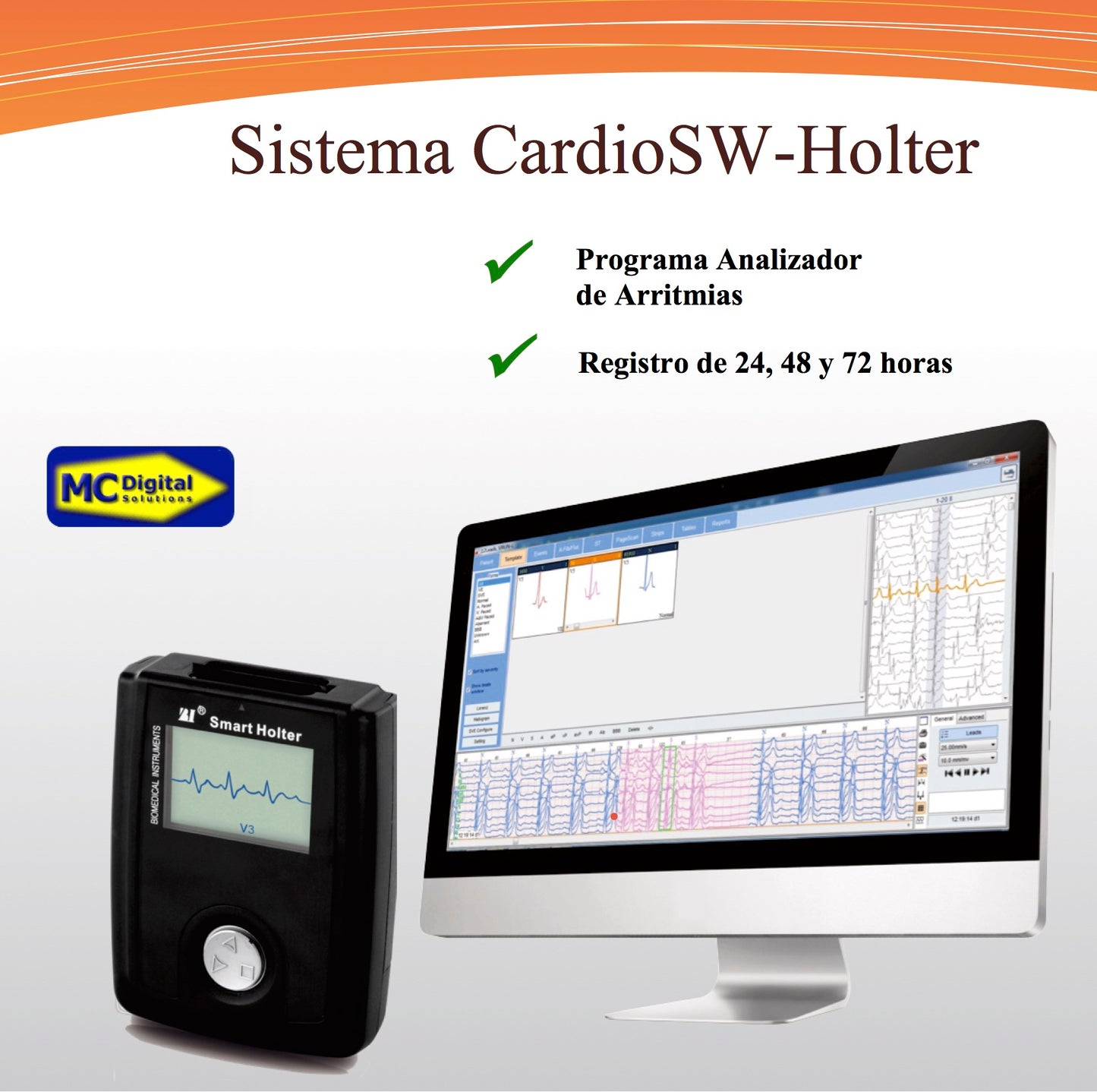 Grabadora Holter MC6800