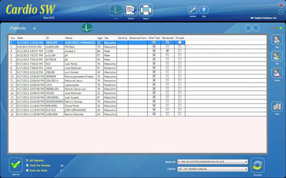 CardioSW - Rest ECG, Interpretation Software - Medical equipment / Equipo medico - Mediventa USA