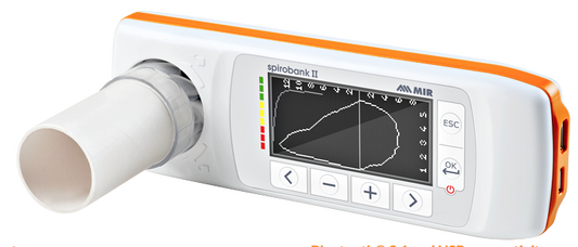Spirobank II Advance, Spirometer - Medical equipment / Equipo medico - Mediventa USA