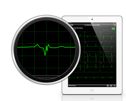 iCV200BLE Electrocardiograph for Ipad, Electrocardiograph - Medical equipment / Equipo medico - Mediventa USA